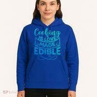 Cooking Is Love Made Edible Funny Chef Gift Hoodie thumb 5