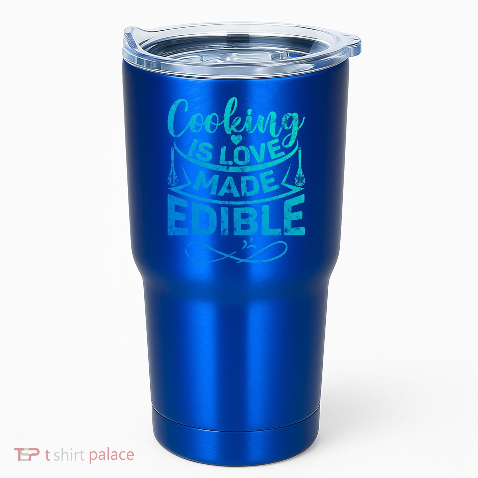 Cooking Is Love Made Edible Funny Chef Gift Tumbler