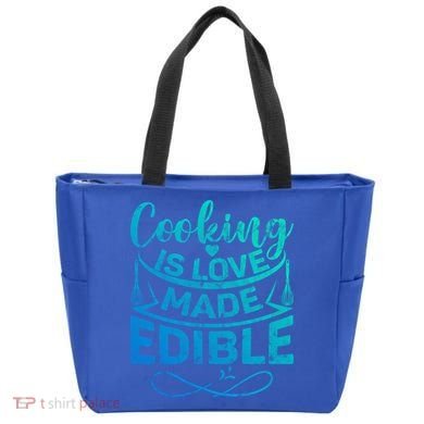 Cooking Is Love Made Edible Funny Chef Gift Tote Bag