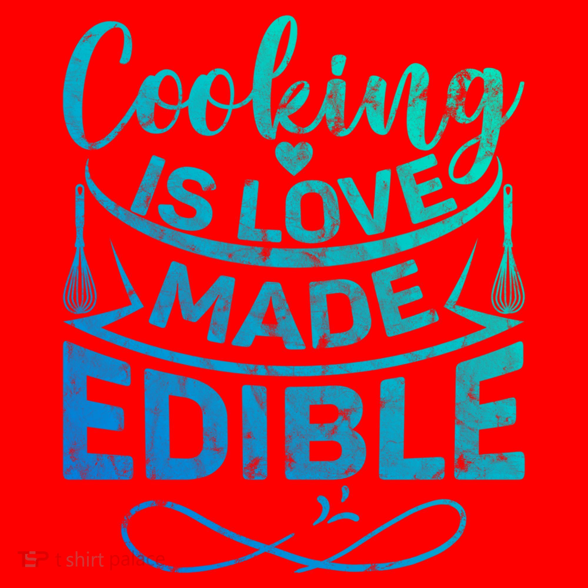 Cooking Is Love Made Edible Funny Chef Gift Santa Hat