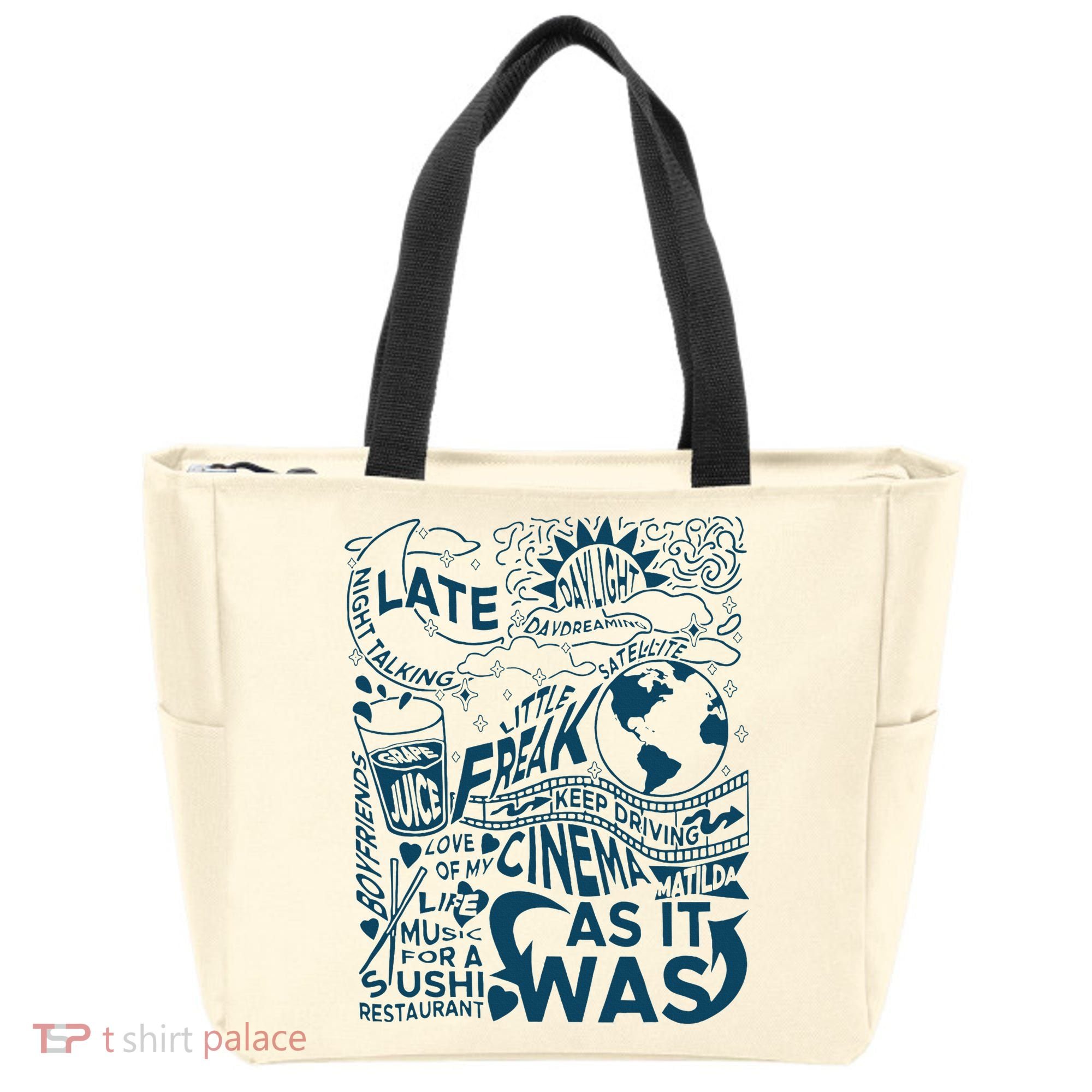 Cute I Love Heart Harry Tote Bag