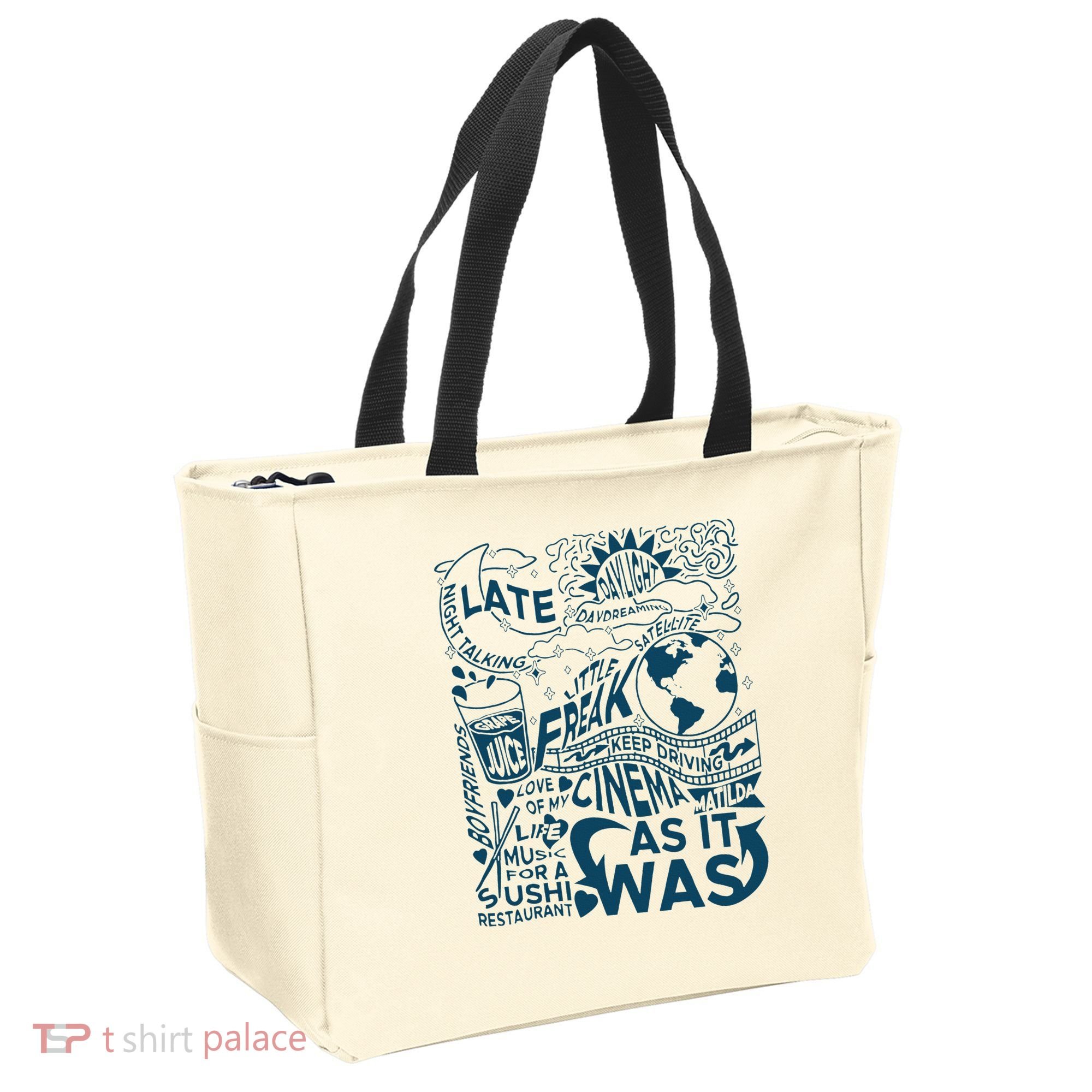 Cute I Love Heart Harry Tote Bag