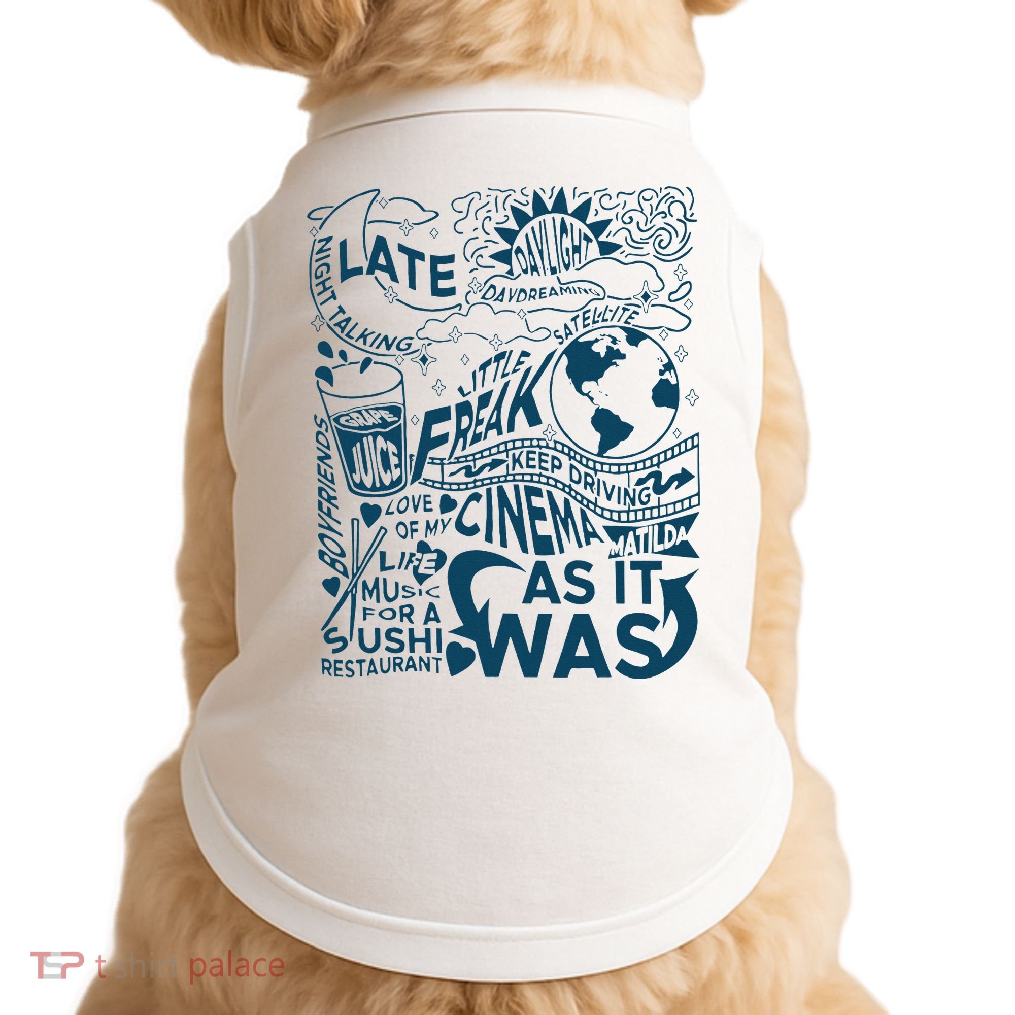 Cute I Love Heart Harry Doggie Tank