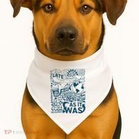 Cute I Love Heart Harry USA-Made Doggie Bandana thumb 1