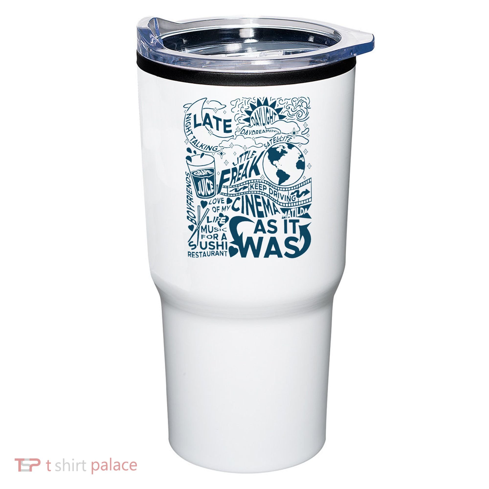 Cute I Love Heart Harry Tumbler