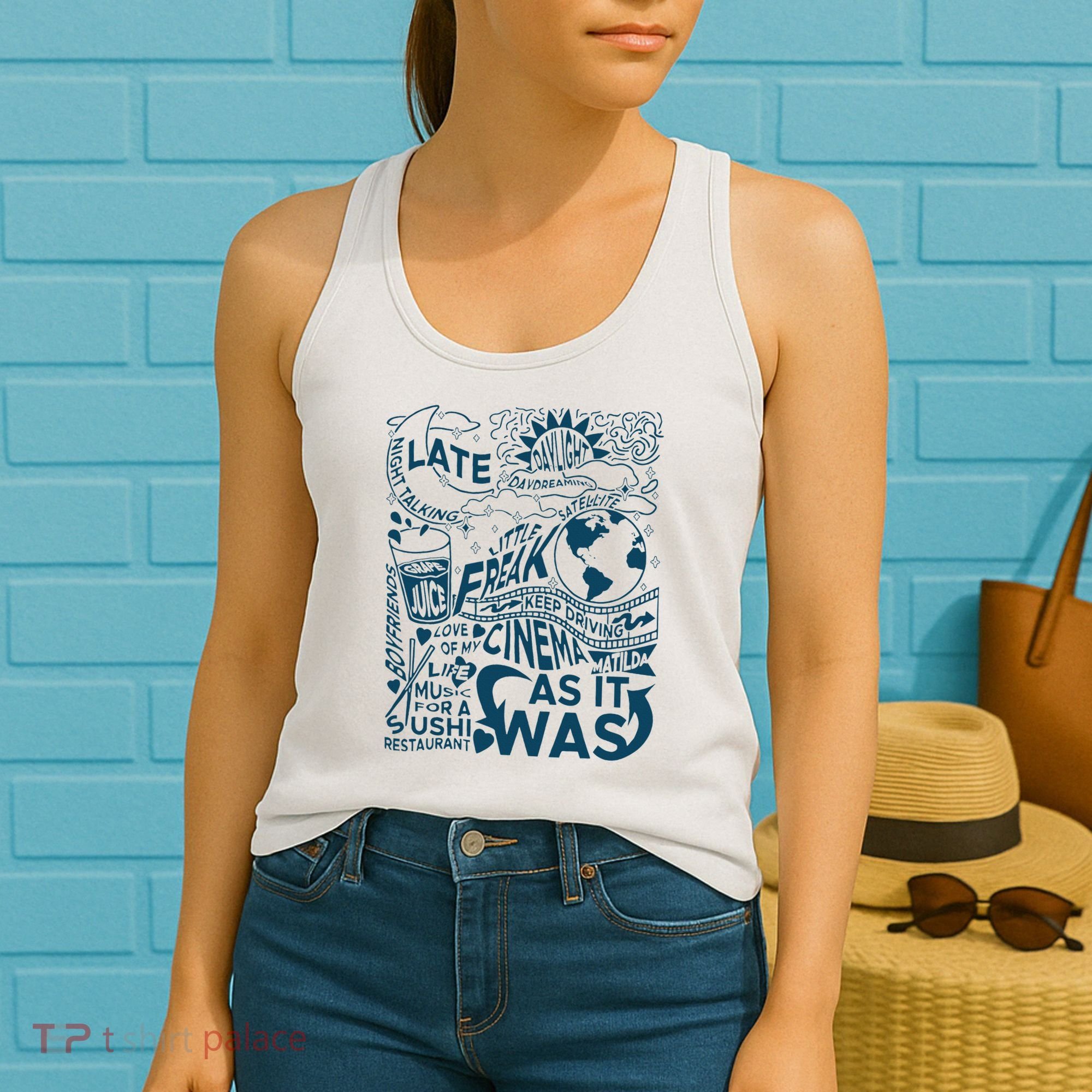 Cute I Love Heart Harry Women's Tank Top