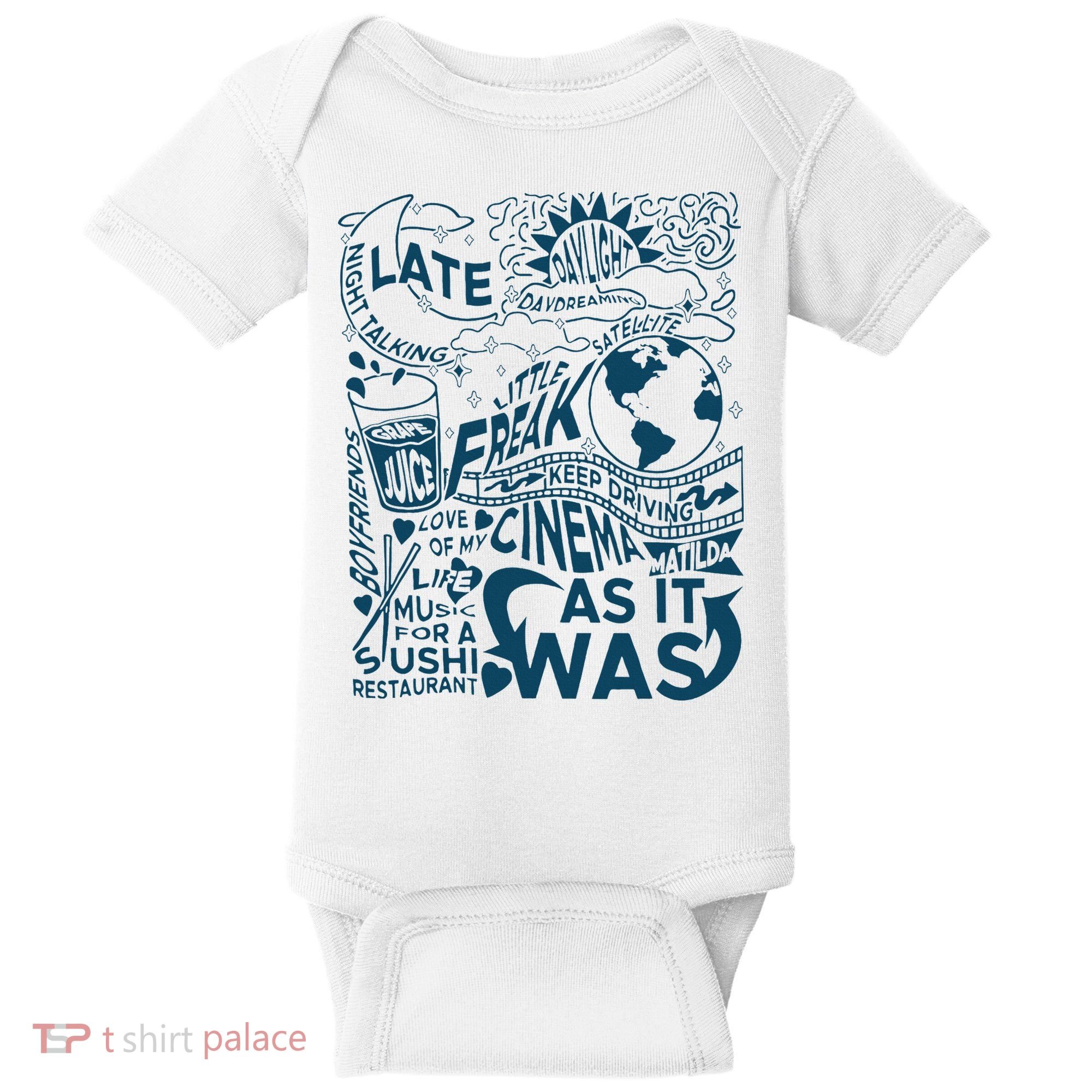Cute I Love Heart Harry Baby Bodysuit