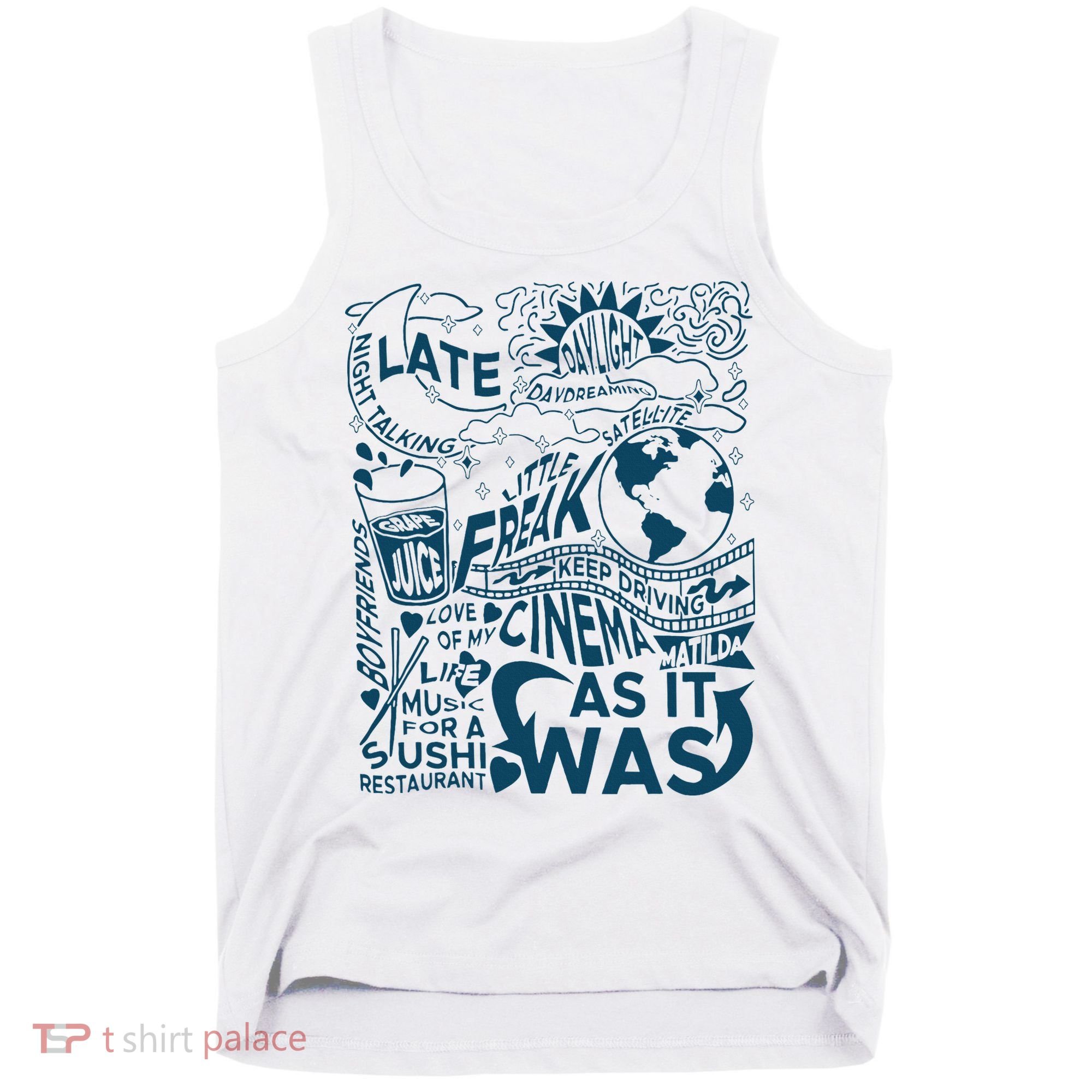 Cute I Love Heart Harry Tank Top