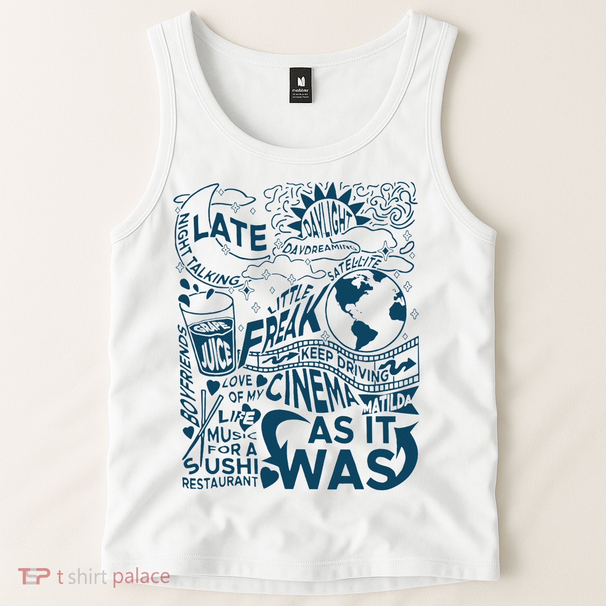 Cute I Love Heart Harry Tank Top