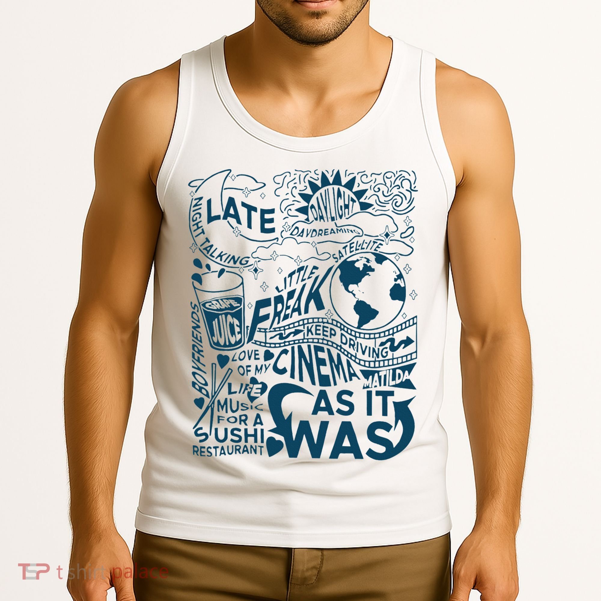 Cute I Love Heart Harry Tank Top