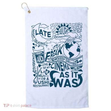 Cute I Love Heart Harry Golf Towel