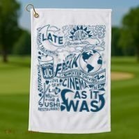 Cute I Love Heart Harry Golf Towel thumb 1