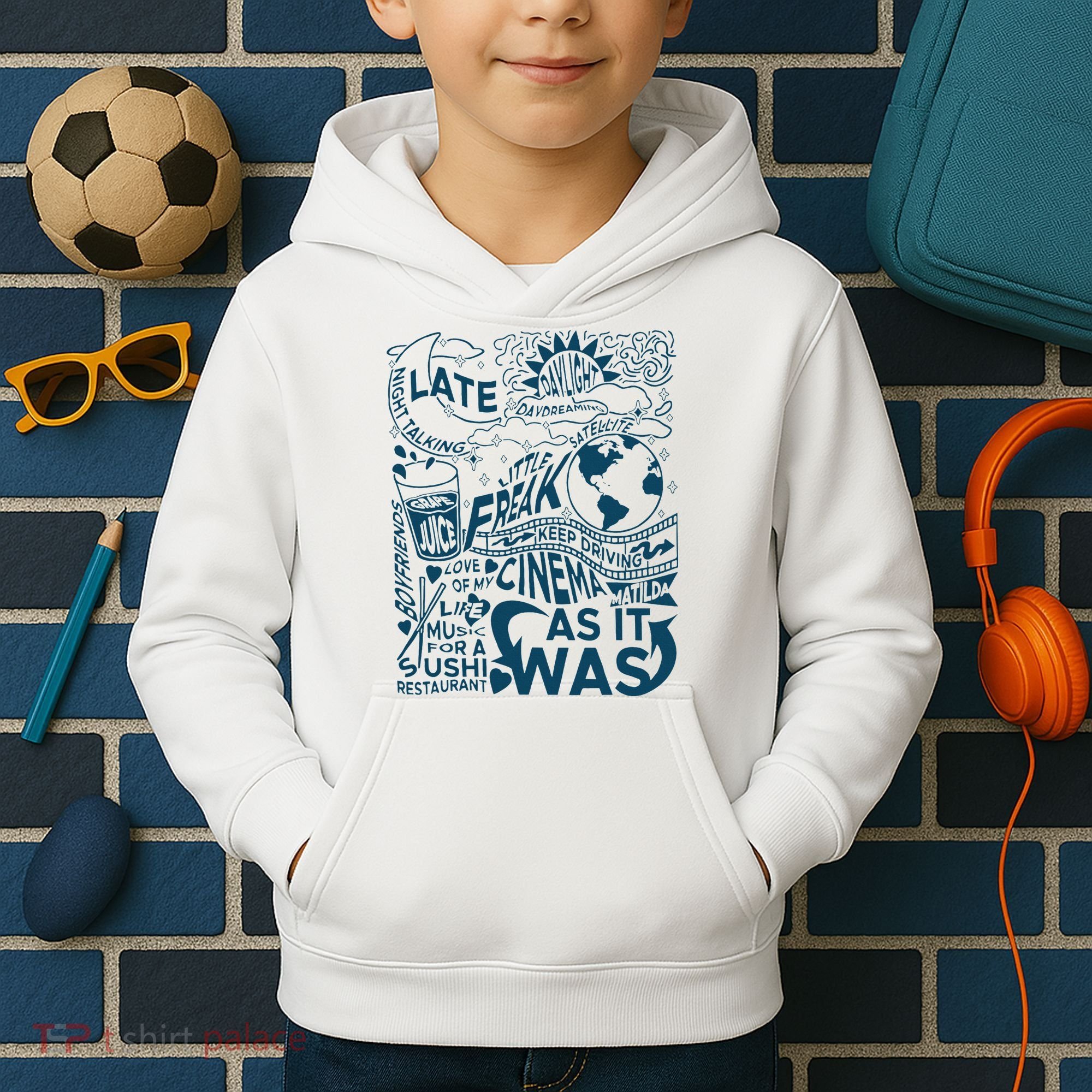 Cute I Love Heart Harry Kids Hoodie