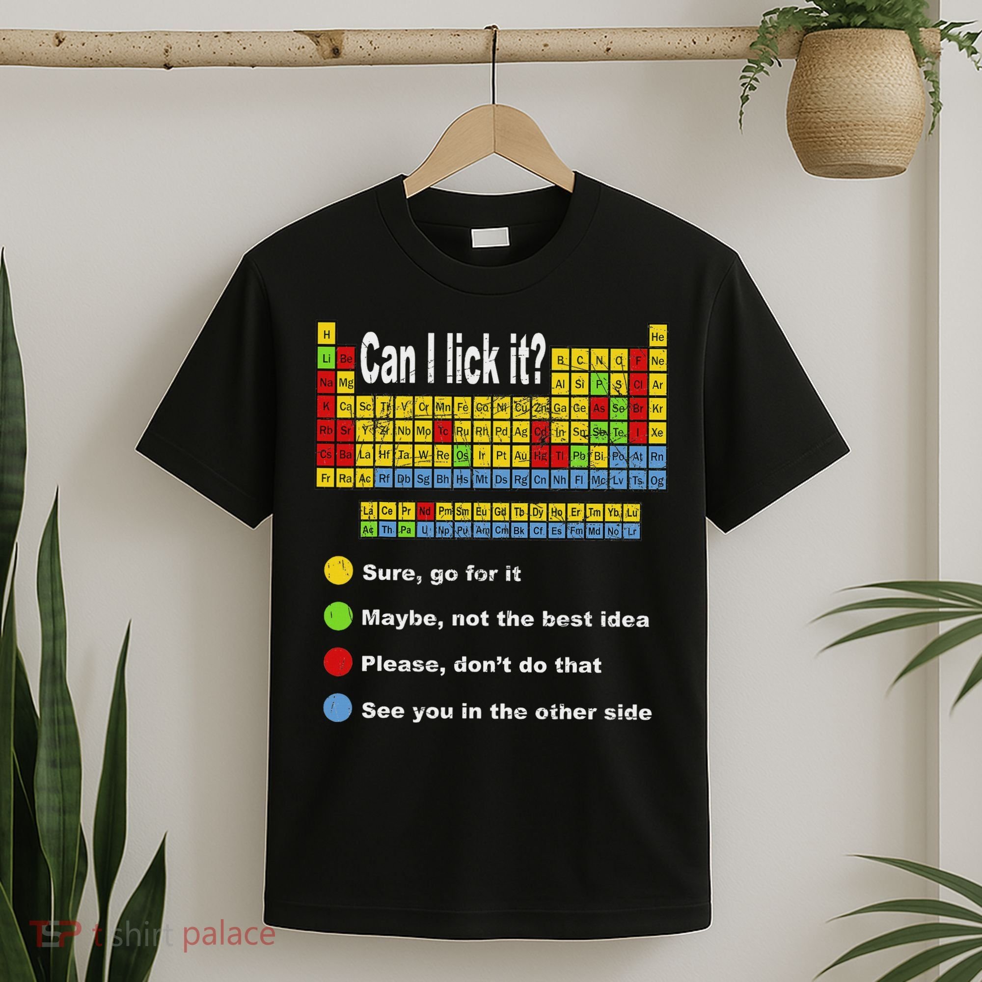 Can I Lick It Periodic Table Teacher Student Vintage T-Shirt