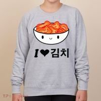 Cute I Love Kimchi South Korean Apparel Gift Idea Kpop Women's Sweatshirt thumb 0