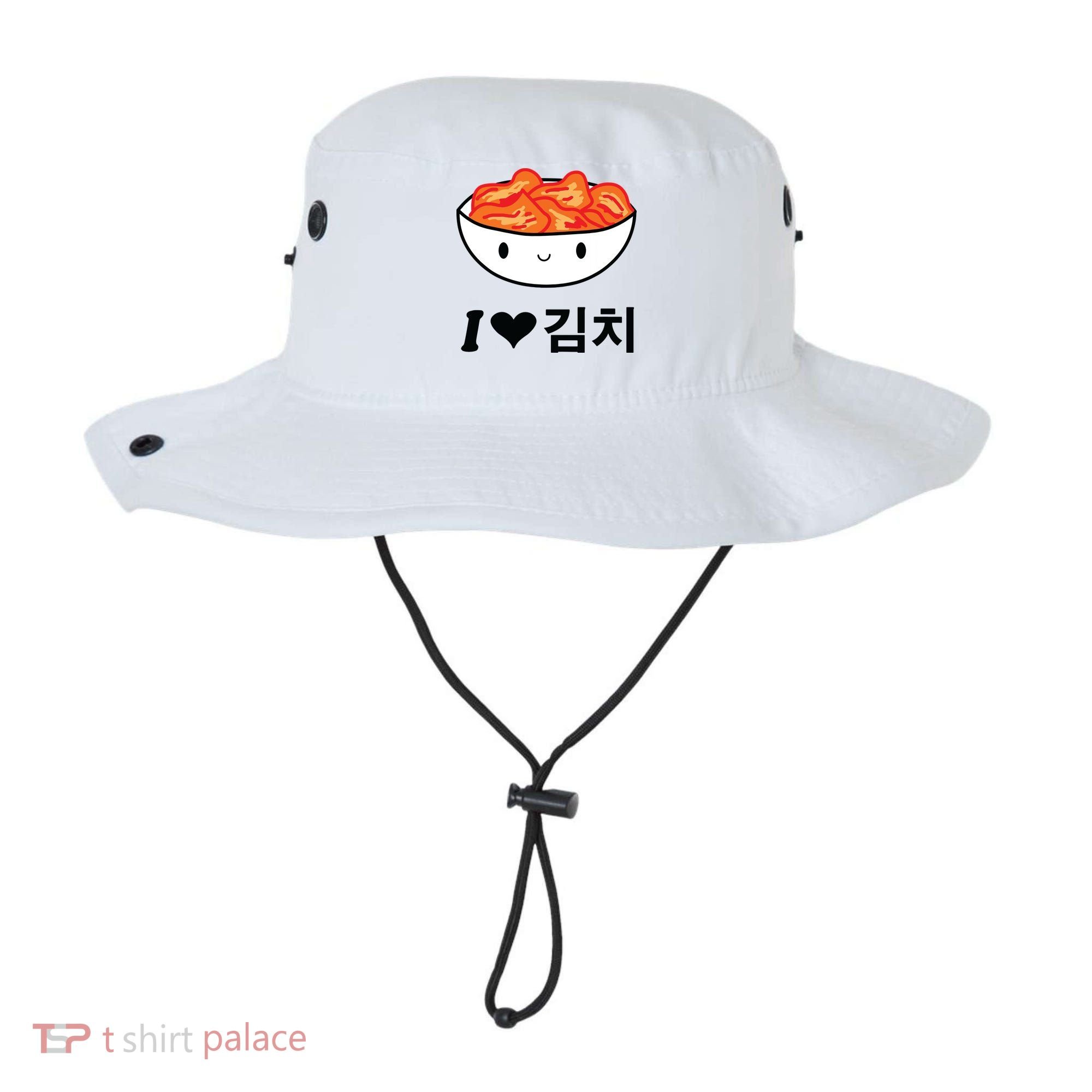 Cute I Love Kimchi South Korean Apparel Gift Idea Kpop Bucket Hat