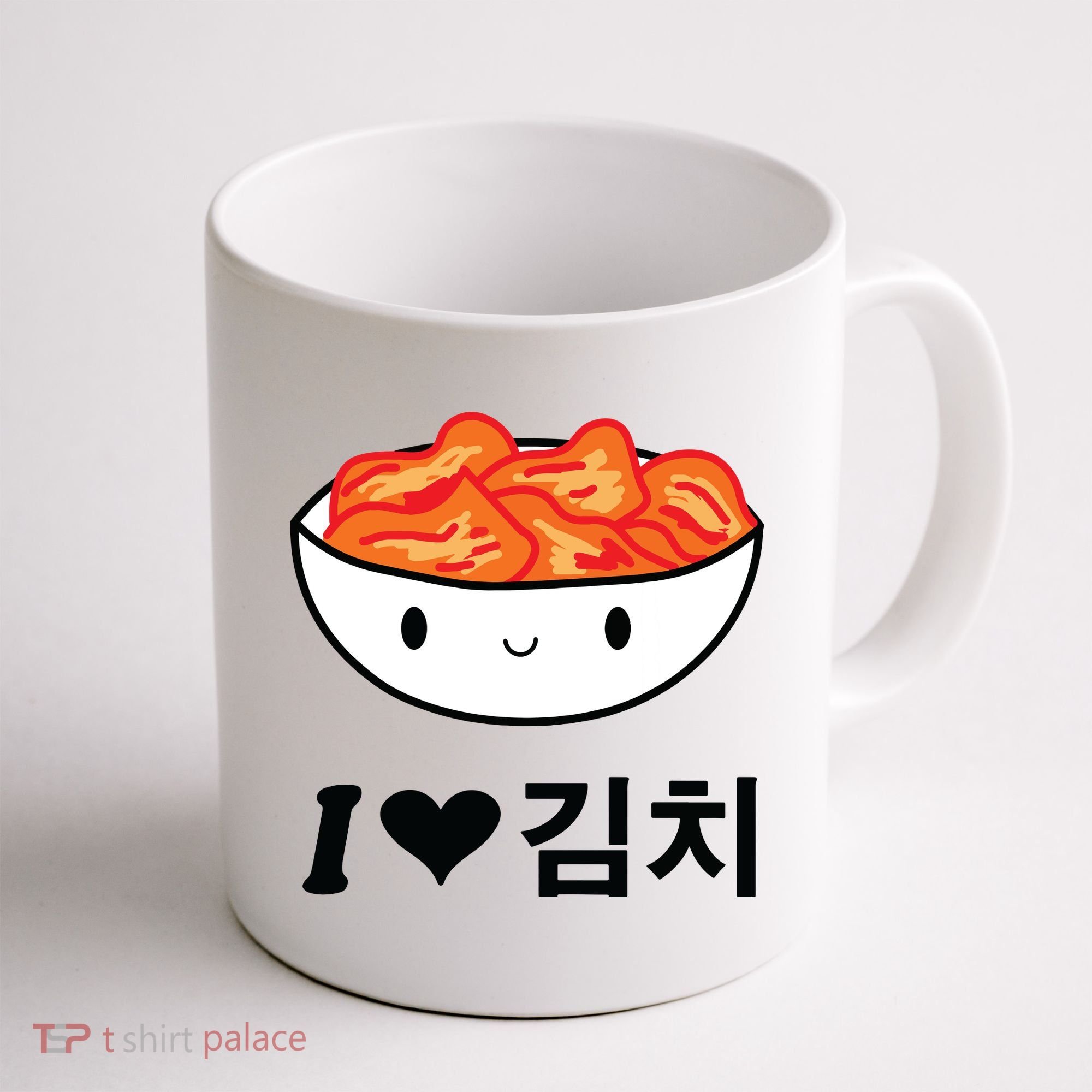 Cute I Love Kimchi South Korean Apparel Gift Idea Kpop Coffee Mug