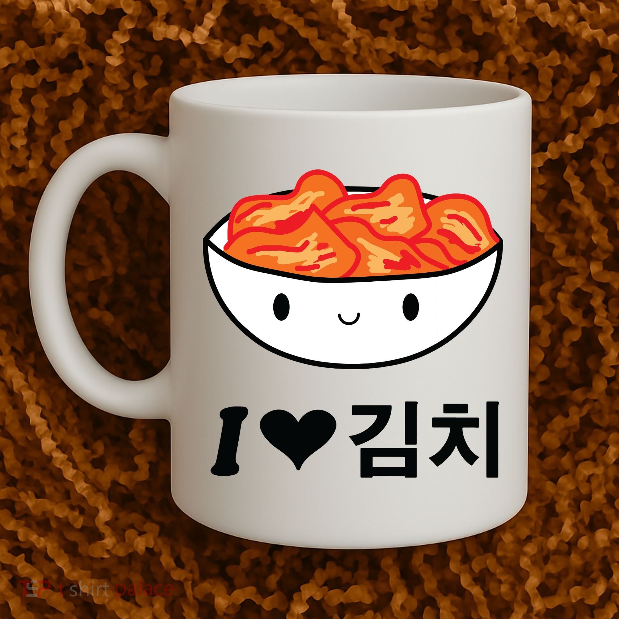 Cute I Love Kimchi South Korean Apparel Gift Idea Kpop Coffee Mug