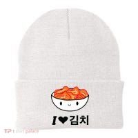 Cute I Love Kimchi South Korean Apparel Gift Idea Kpop Beanie thumb 0