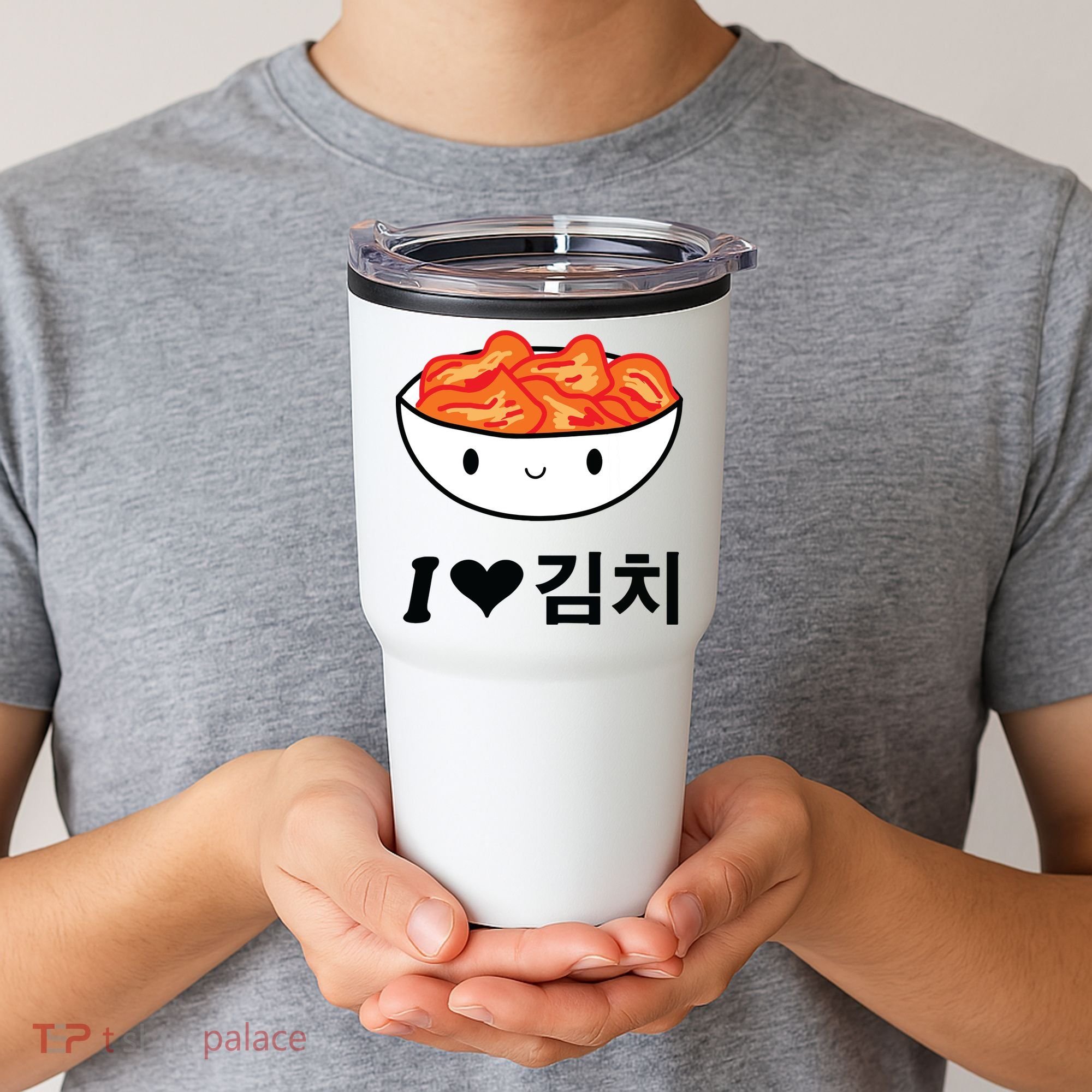 Cute I Love Kimchi South Korean Apparel Gift Idea Kpop Tumbler