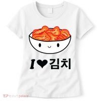 Cute I Love Kimchi South Korean Apparel Gift Idea Kpop Women's T-Shirt thumb 0