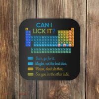 Can I Lick It Funny 100 Days Of School Periodic Table Coaster thumb 0