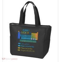 Can I Lick It Funny 100 Days Of School Periodic Table Tote Bag thumb 3