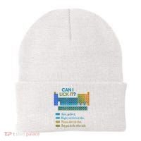 Can I Lick It Funny 100 Days Of School Periodic Table Beanie thumb 0