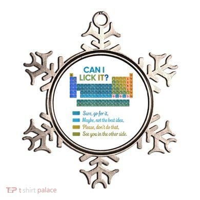 Can I Lick It Funny 100 Days Of School Periodic Table Ornament