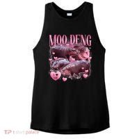 Cute I Love Moo Deng Baby Hippo Moo Deng I Heart Moo Deng Ladies PosiCharge Tri-Blend Wicking Tank thumb 0