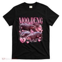Cute I Love Moo Deng Baby Hippo Moo Deng I Heart Moo Deng T-Shirt thumb 0