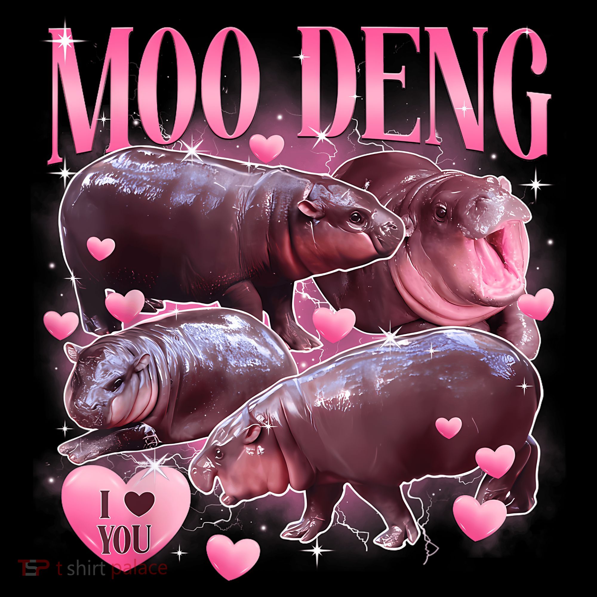 Cute I Love Moo Deng Baby Hippo Moo Deng I Heart Moo Deng Coffee Mug