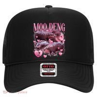 Cute I Love Moo Deng Baby Hippo Moo Deng I Heart Moo Deng Hat thumb 0