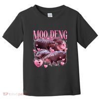 Cute I Love Moo Deng Baby Hippo Moo Deng I Heart Moo Deng Toddler T-Shirt thumb 0