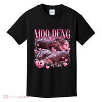 Cute I Love Moo Deng Baby Hippo Moo Deng I Heart Moo Deng Kids T-Shirt thumb 0