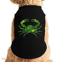 Crab Irish Lucky Green Shamrock Clover St Patricks Day Doggie Tank thumb 0