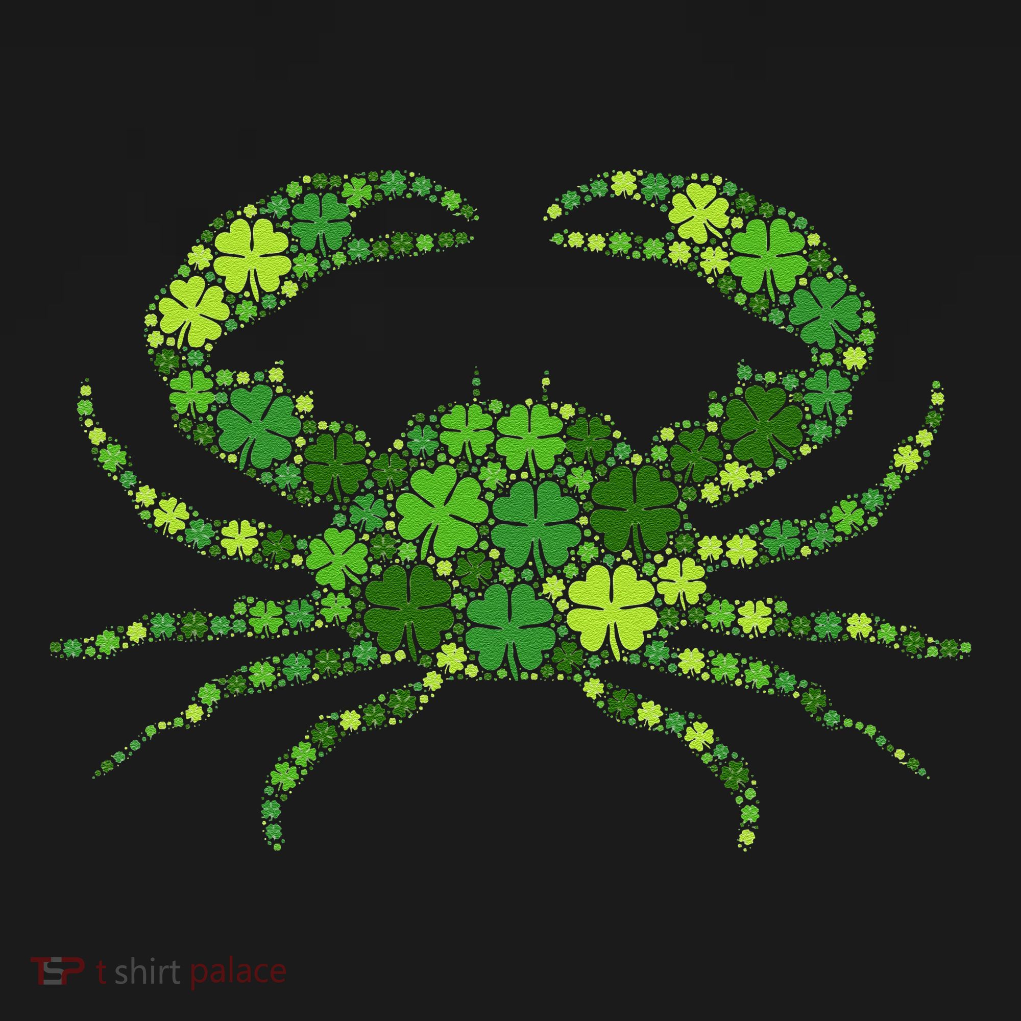 Crab Irish Lucky Green Shamrock Clover St Patricks Day Women's Hoodie