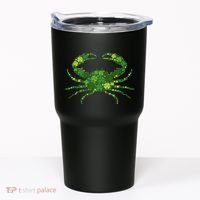 Crab Irish Lucky Green Shamrock Clover St Patricks Day Tumbler thumb 0