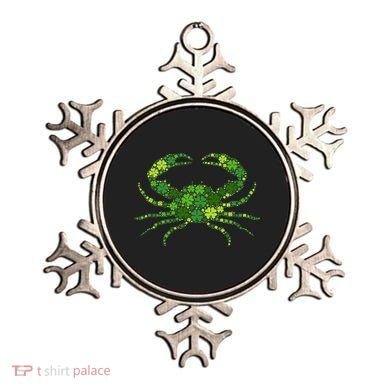 Crab Irish Lucky Green Shamrock Clover St Patricks Day Ornament