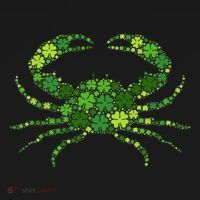 Crab Irish Lucky Green Shamrock Clover St Patricks Day Women's T-Shirt thumb 6