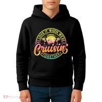 Cruise I Love It When WeRe Cruisin Together Couple Matching Kids Hoodie thumb 4