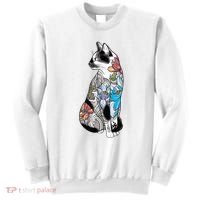 Cat In Lotus Tattoo Sweatshirt thumb 0