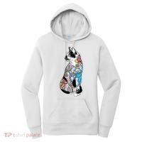 Cat In Lotus Tattoo Women's Hoodie thumb 0