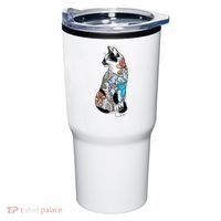 Cat In Lotus Tattoo Tumbler thumb 0