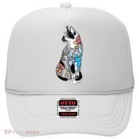 Cat In Lotus Tattoo Hat thumb 0