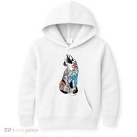 Cat In Lotus Tattoo Kids Hoodie thumb 0
