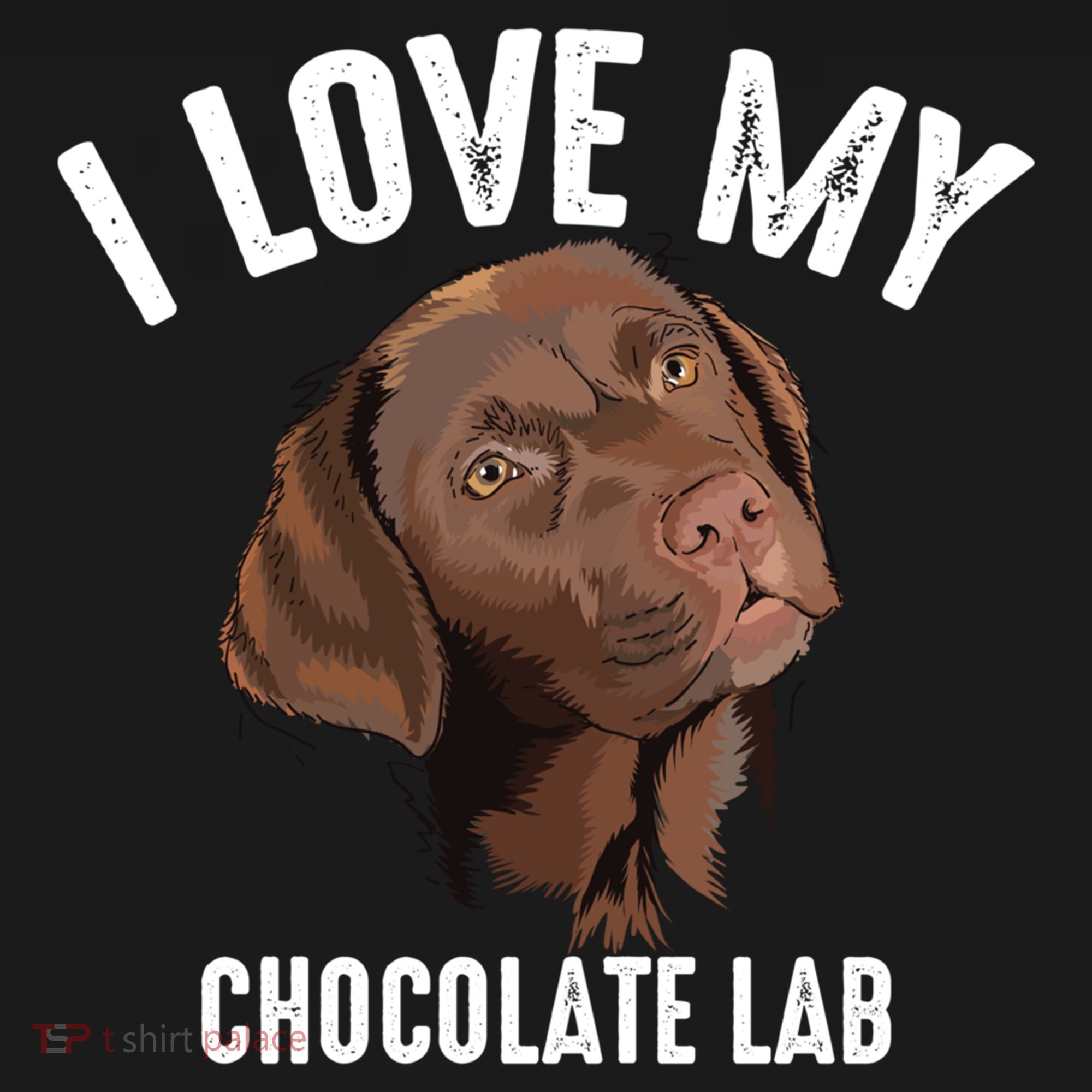 Cool I Love My Chocolate Lab Funny Brown Labrador Pet Gift Funny Gift Women's Hoodie