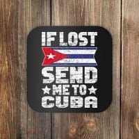 Cuban If Lost Send Me To Cuba Coaster thumb 0