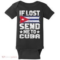 Cuban If Lost Send Me To Cuba Baby Bodysuit thumb 0