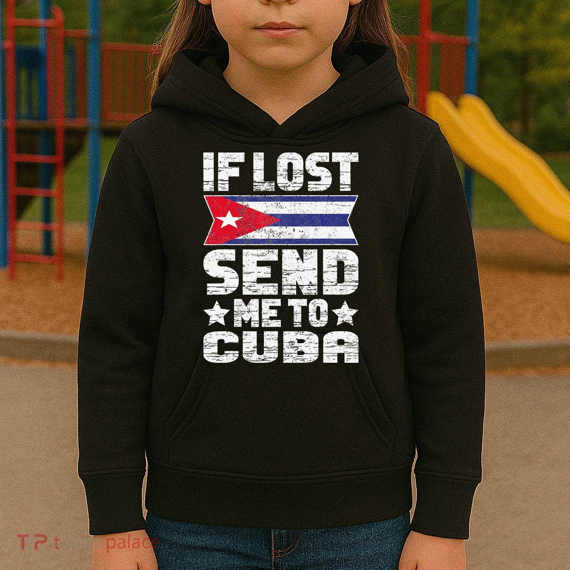 Cuban If Lost Send Me To Cuba Kids Hoodie